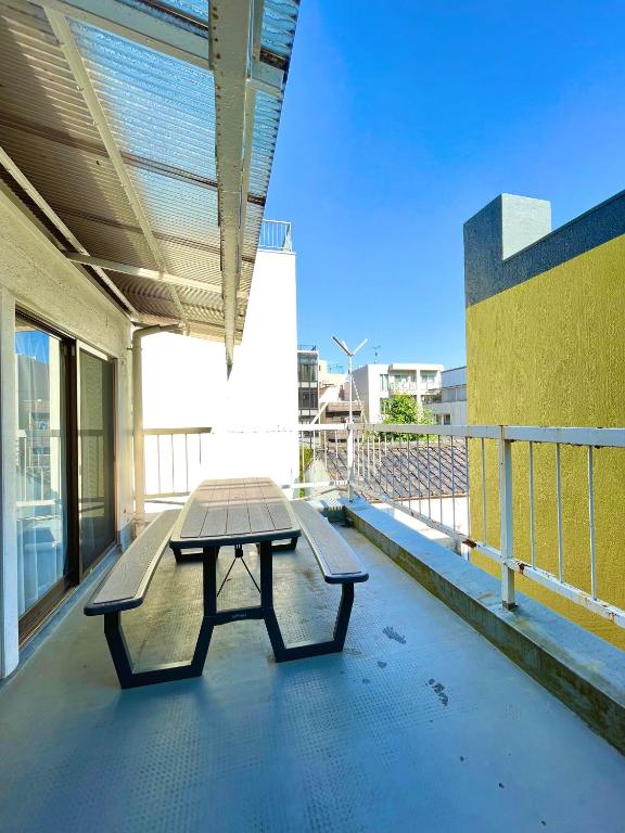 Balkón nebo terasa v ubytování Nomad Hostel East