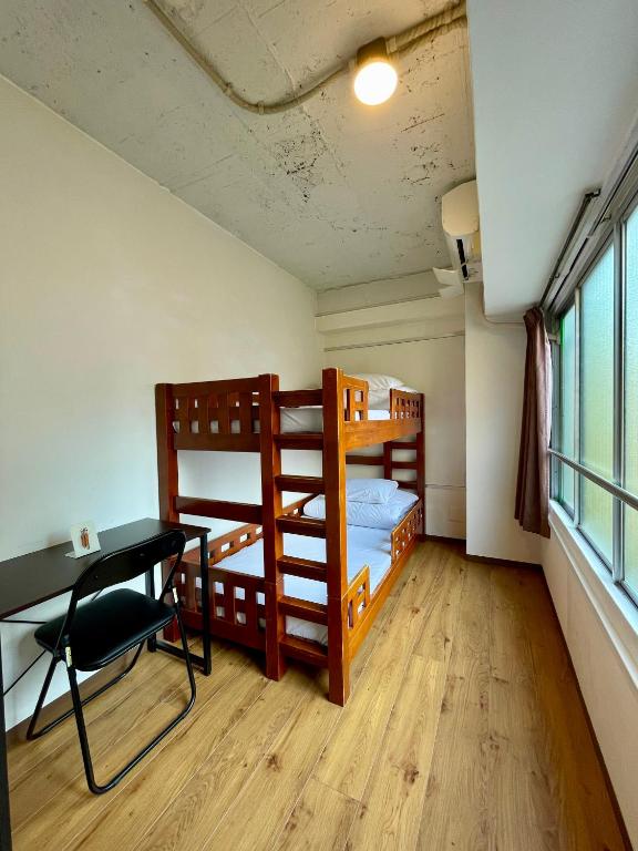 Postel nebo postele na pokoji v ubytování Nomad Hostel East