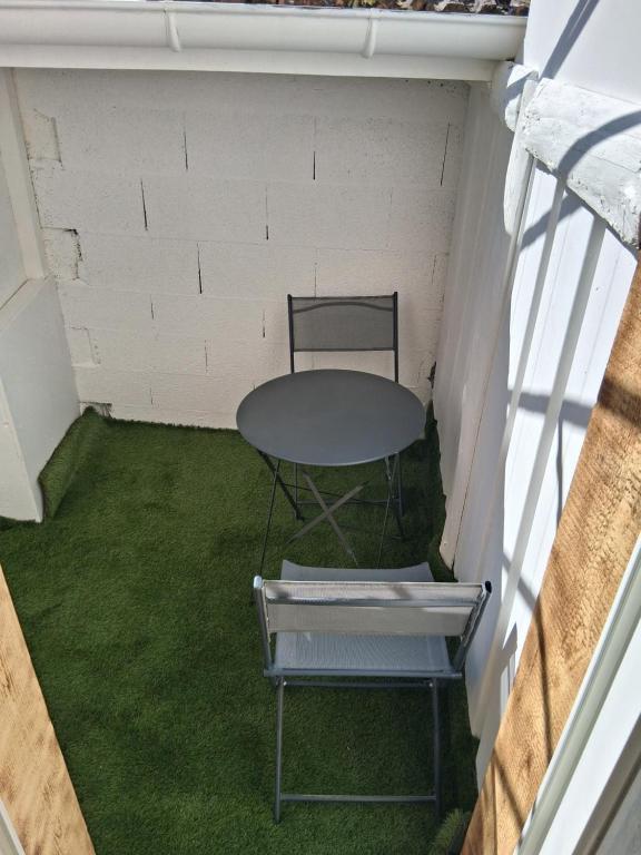 Patio nebo venkovní prostory v ubytování studio parc du Vercors