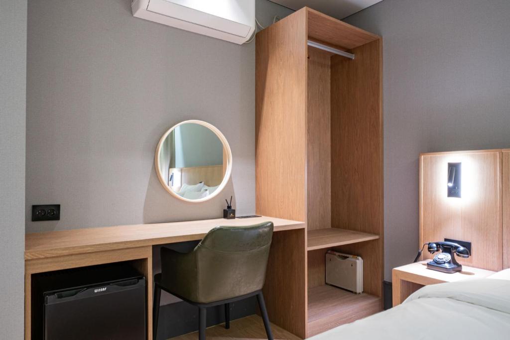 Postel nebo postele na pokoji v ubytování Healasis