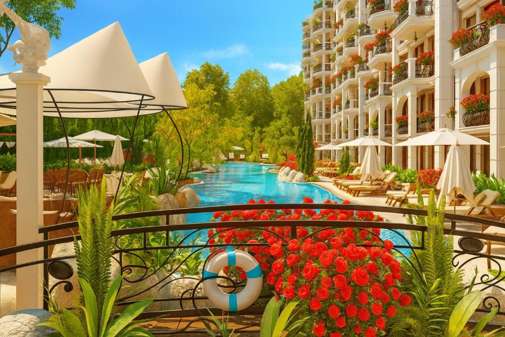 Bazén v ubytování Private Apartment Grand Resort 11 nebo v jeho okolí
