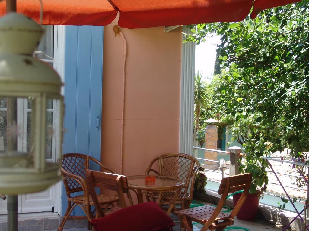 Balkón nebo terasa v ubytování Aiolos Rooms