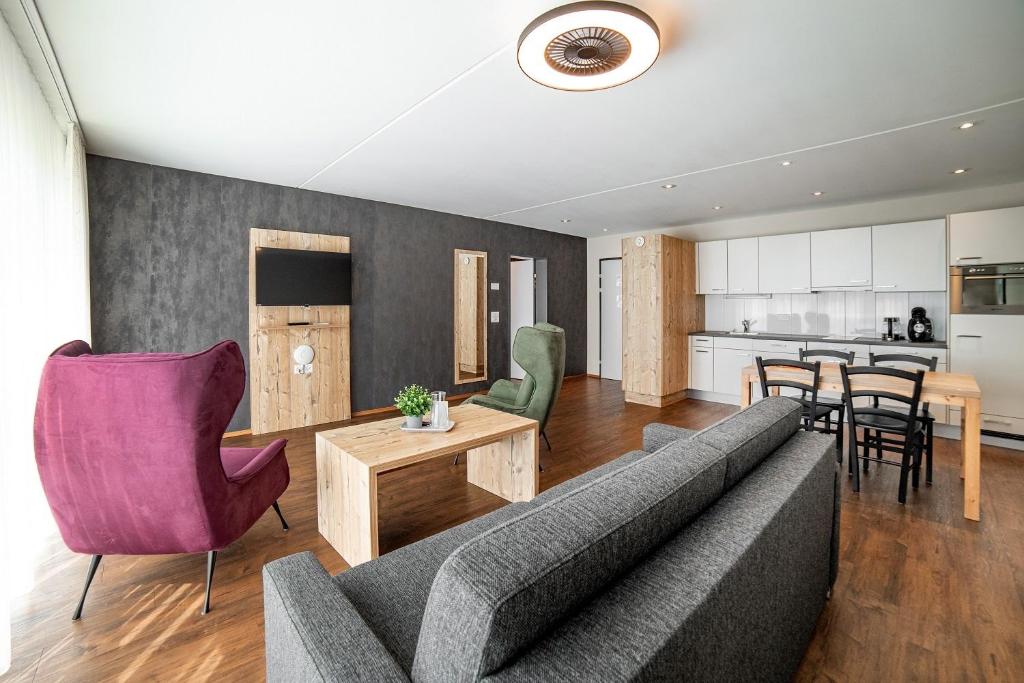 Kuchyň nebo kuchyňský kout v ubytování Wohntel - wohnen wie im Hotel