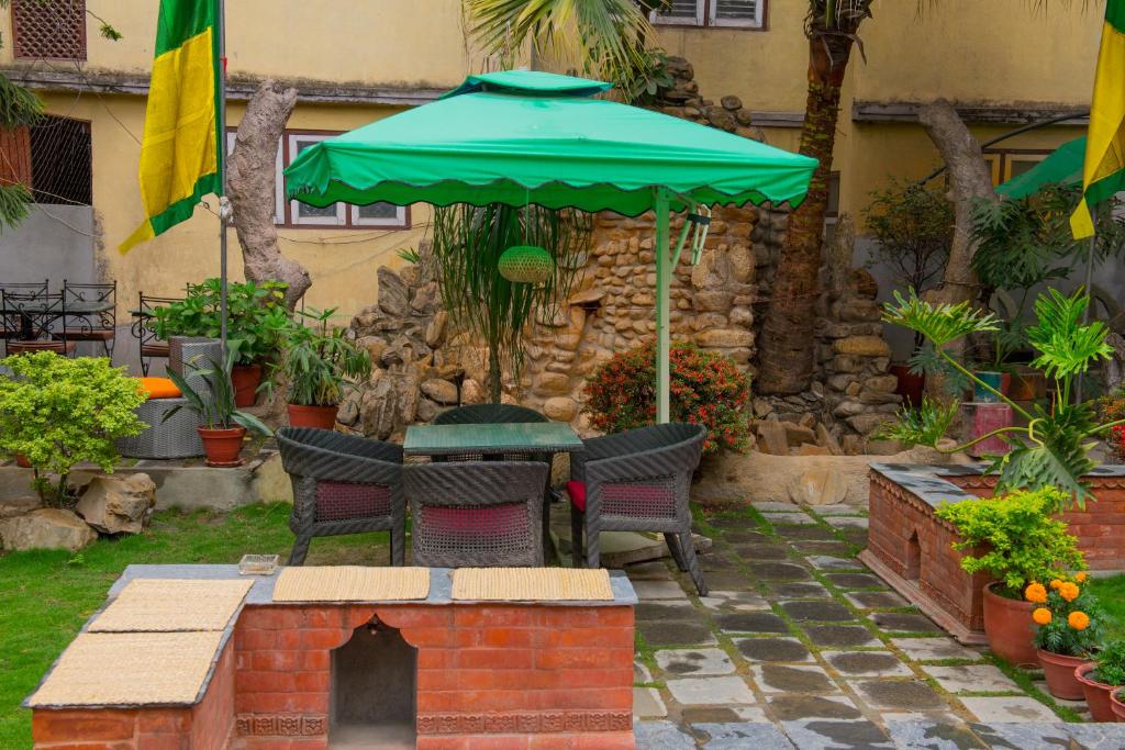 Zahrada ubytování Hotel Ganesh Himal
