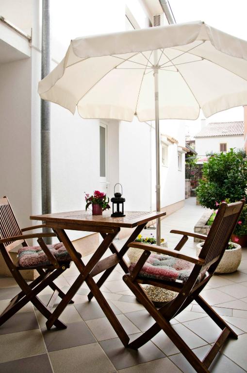 Patio nebo venkovní prostory v ubytování Apartments Percic