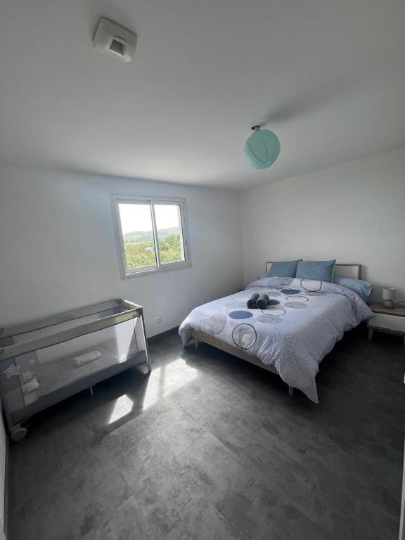 Postel nebo postele na pokoji v ubytování La villa Lysa