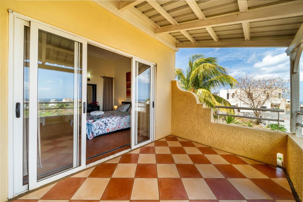Balkón nebo terasa v ubytování L'Oasis des Vacances