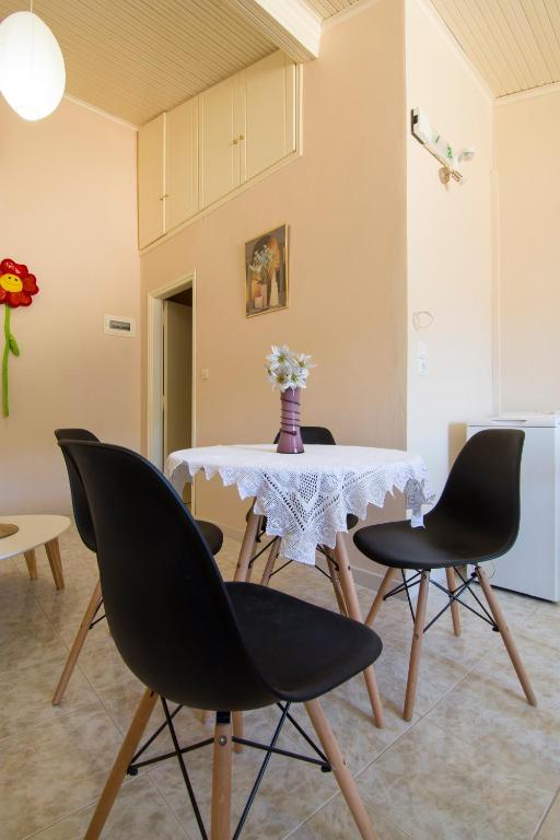 Posezení v ubytování Paxos In Square (Apartment Amfitriti)