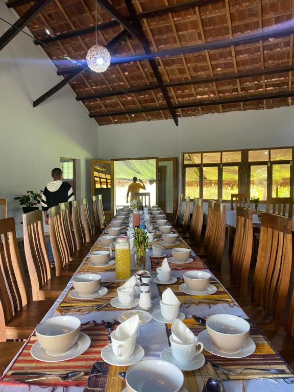 Restoran atau tempat lain untuk makan di Andasibe Sifaka Lodge