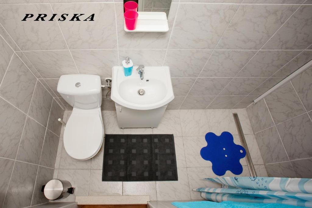 Koupelna v ubytování Villa Lole