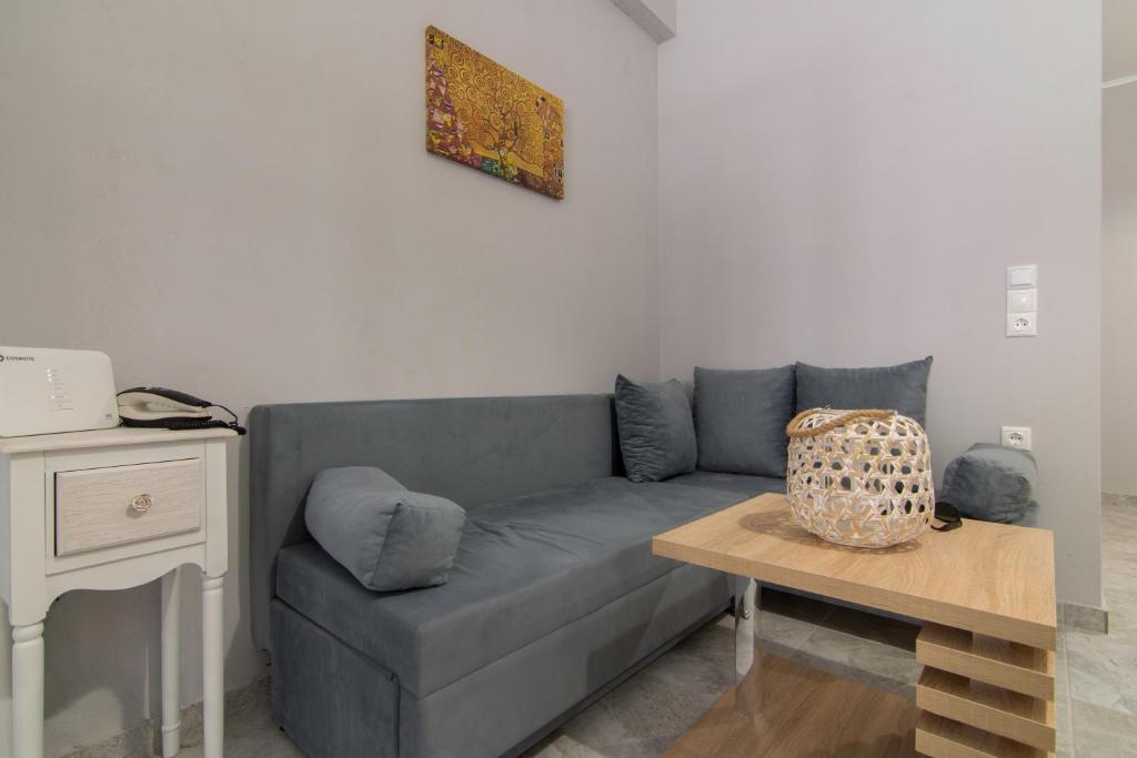 Posezení v ubytování Paxos In Square Studio Poseidon