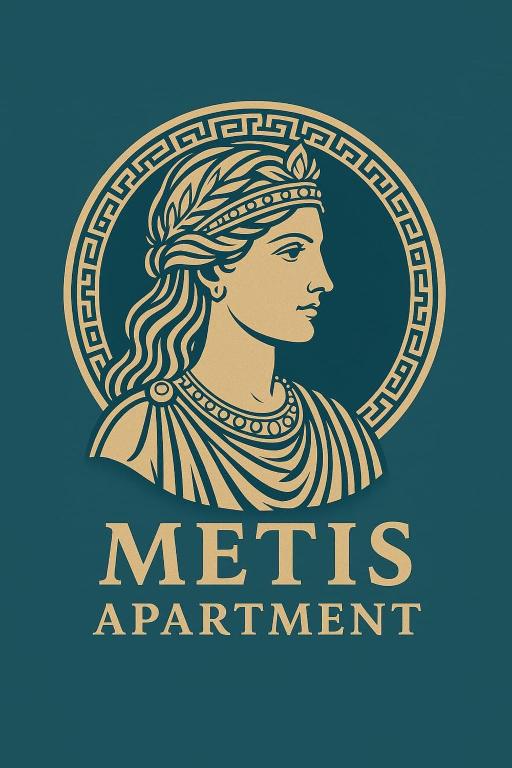 aries logo with a portrait of a woman in a circle at METIS Apartment in Martin