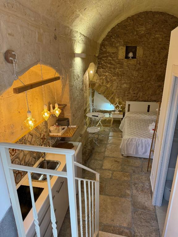 Postel nebo postele na pokoji v ubytování Agrimi b&b