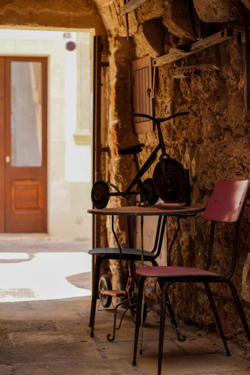 Posezení v ubytování B&B Pergulea