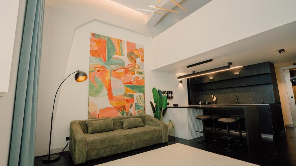 Χώρος καθιστικού στο Exclusive apartment in Lisbon