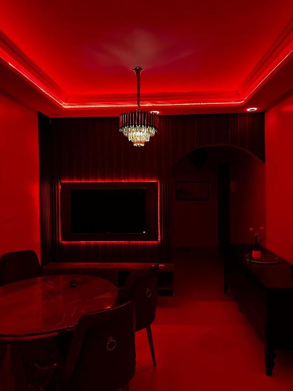 Televiisor ja/või meelelahutuskeskus majutusasutuses view apartments larache