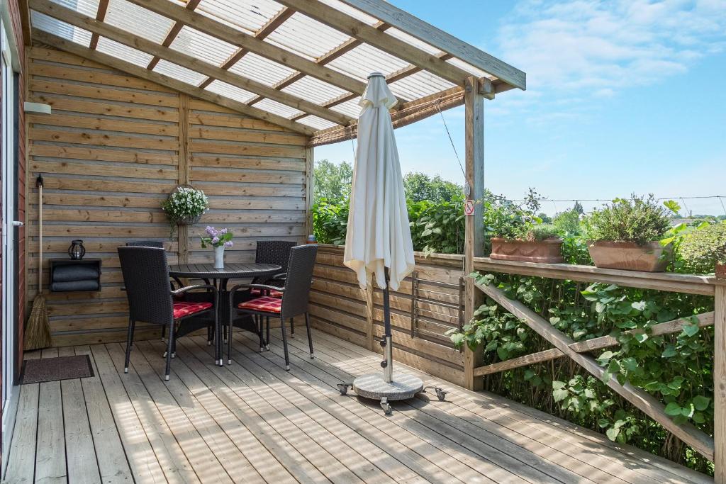 Balcone o terrazza di Ølholm Cottage