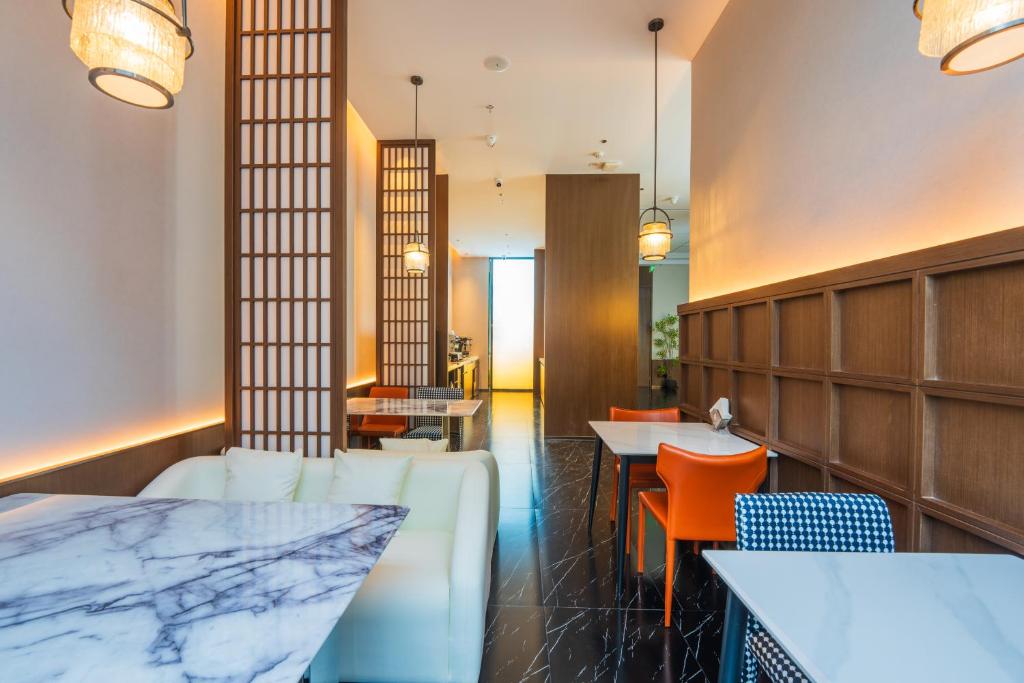Posezení v ubytování Beijing Suiyu Hotel