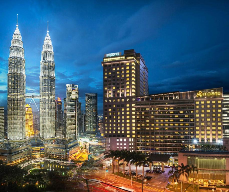 Nespecifikovaný výhled na destinaci Kuala Lumpur nebo výhled na město při pohledu z hotelu