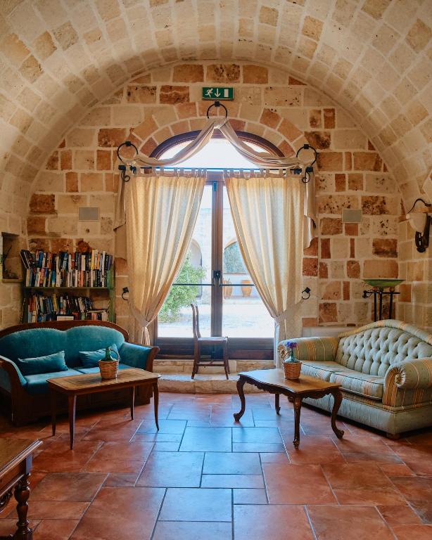 Posezení v ubytování Masseria Bosco & Masseria Strazzati