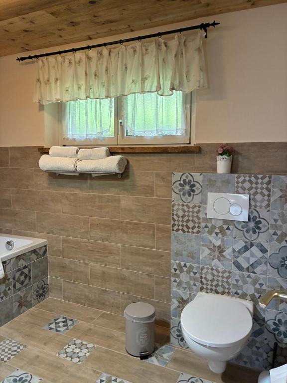 Koupelna v ubytování Casa immersa nel vigneto