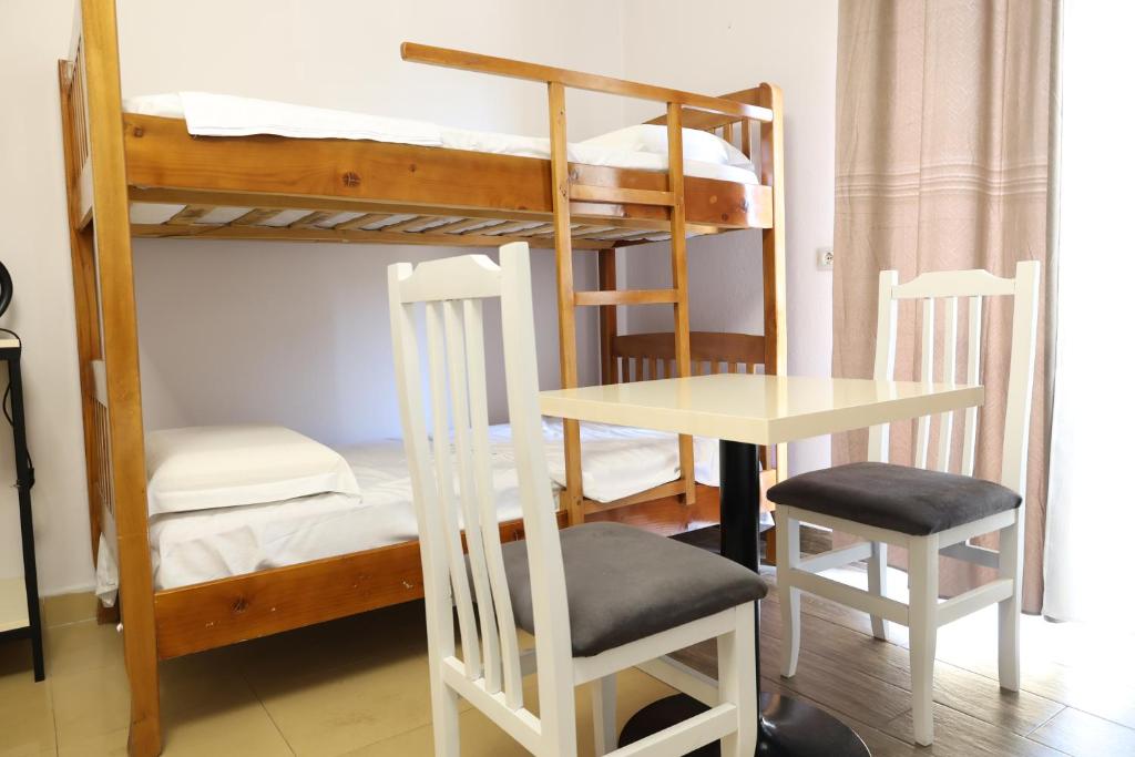 A bed or beds in a room at Central Hostel