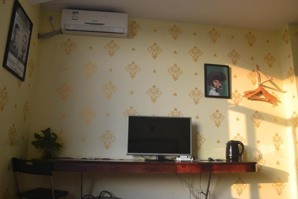 TV a/nebo společenská místnost v ubytování Notting Hill Hostel