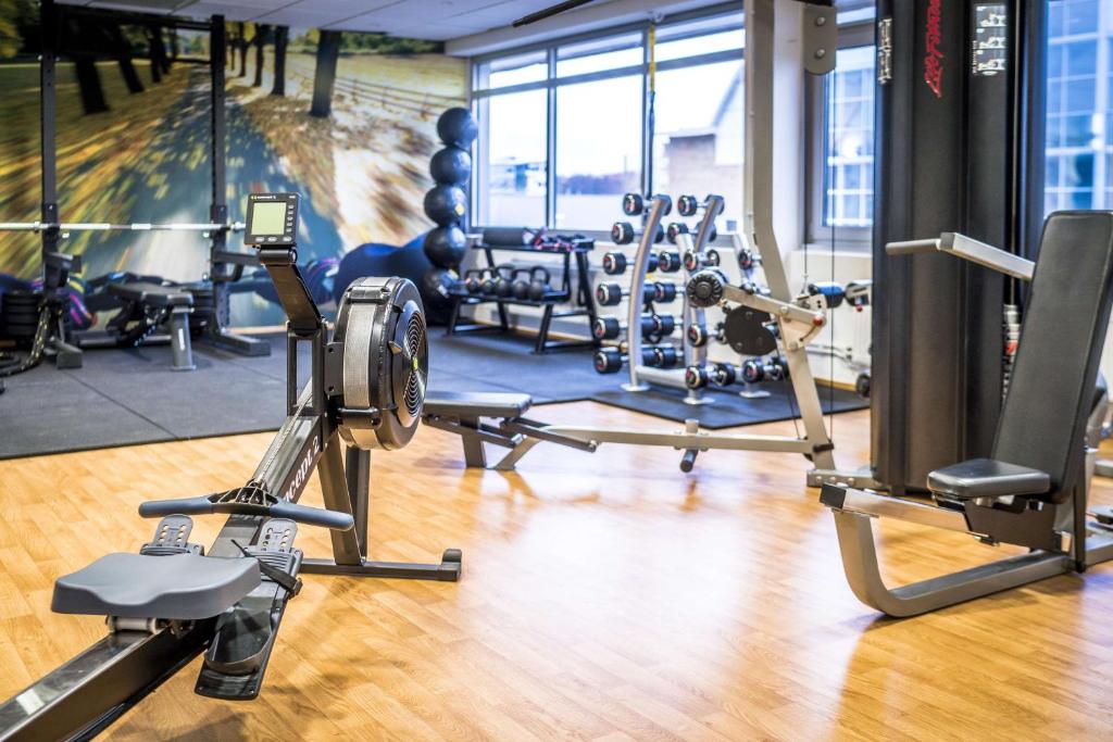 Fitness centrum a/nebo fitness zařízení v ubytování Scandic Elmia