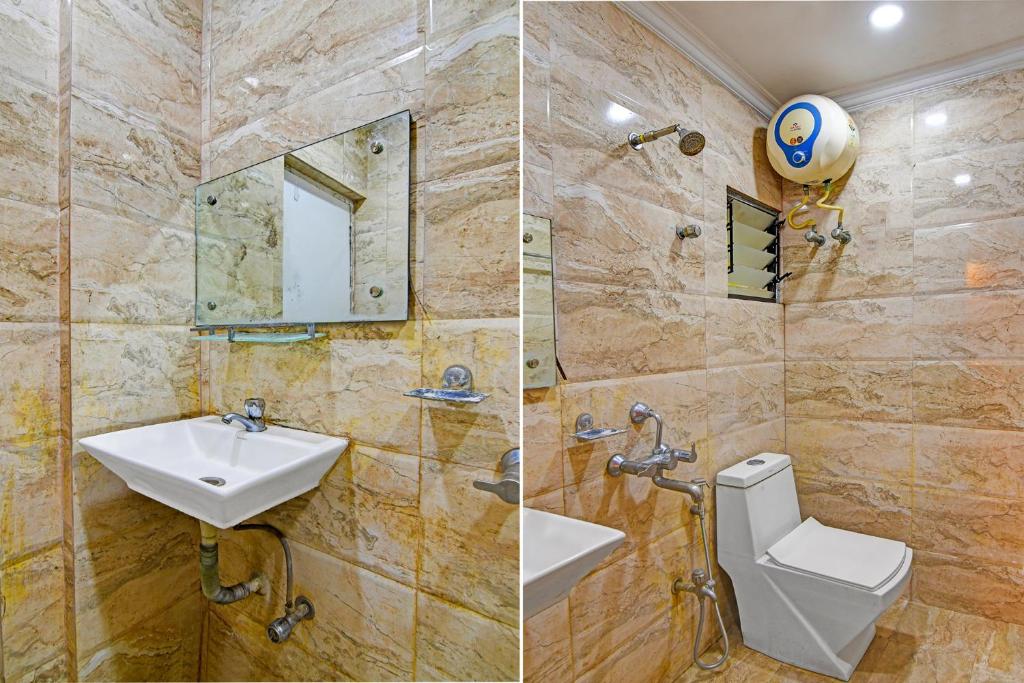 Koupelna v ubytování FabHotel Sonargaon