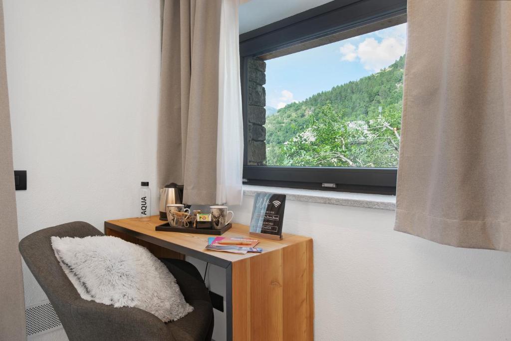 Nespecifikovaný výhled na hory nebo výhled na hory při pohledu z bed and breakfast