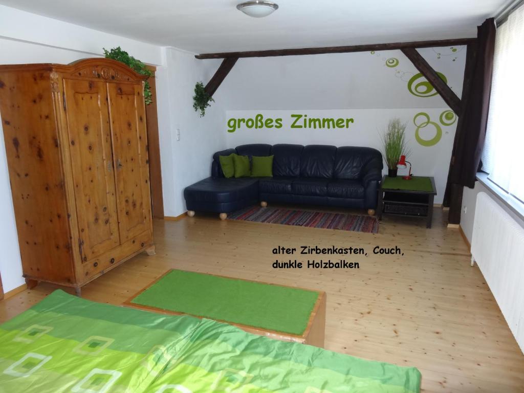 Część wypoczynkowa w obiekcie Ferienhaus Huber