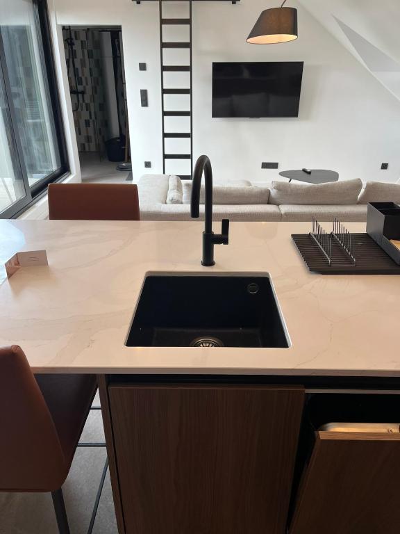 Kuchyň nebo kuchyňský kout v ubytování Business Accommodation 'Loft' Intimate