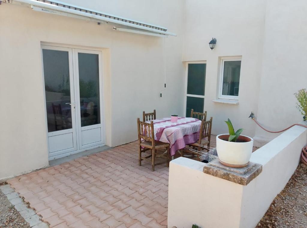 Μπαλκόνι ή βεράντα στο Gîte la Boissière