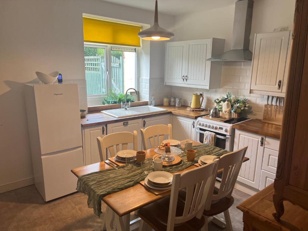 Køkken eller tekøkken på Pomeroy Cottage in the Peak District