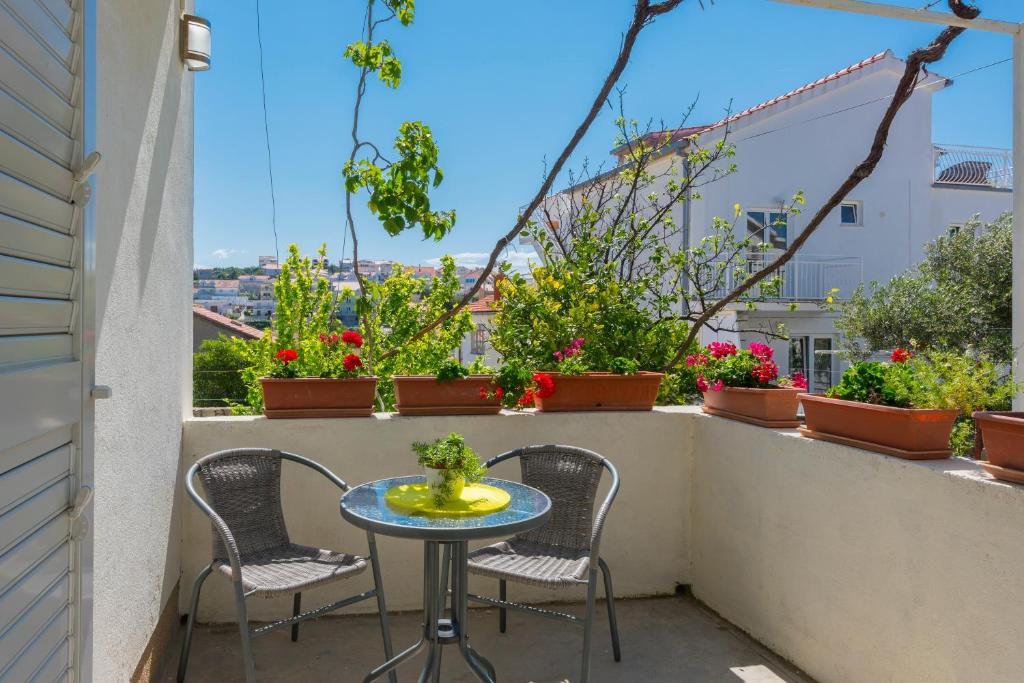 Balkón alebo terasa v ubytovaní Apartments Nikola Stipišić