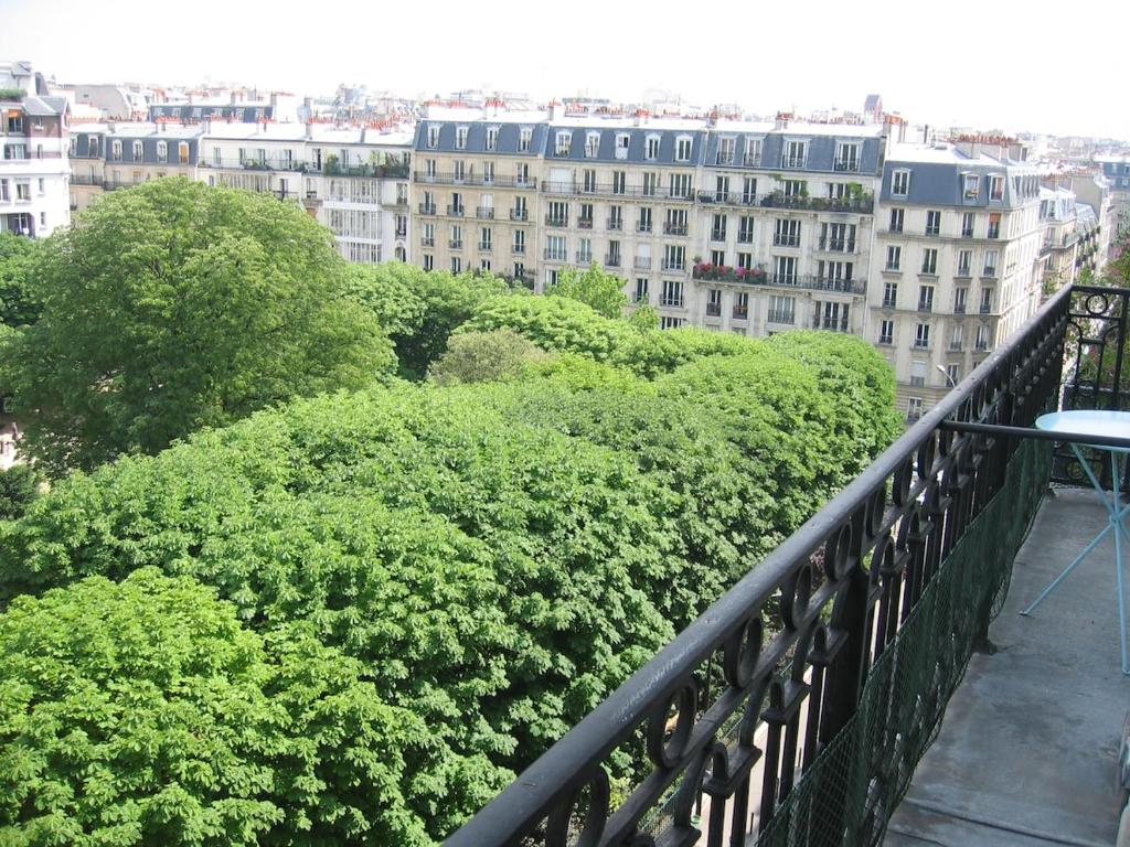 Haussmann-style flat with Montmartre view