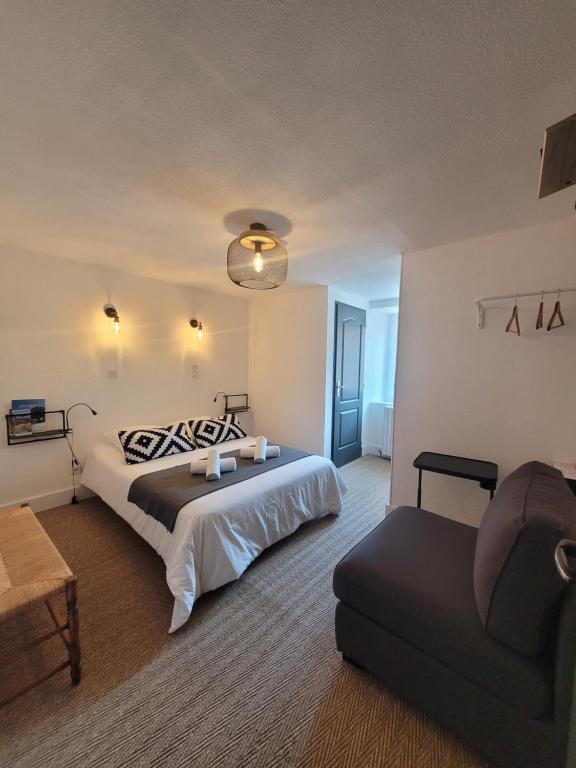 Postel nebo postele na pokoji v ubytování Hôtel Etape