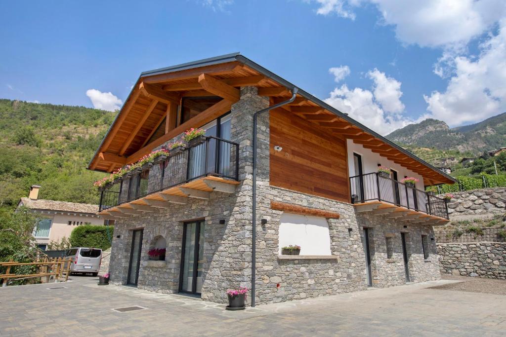 Nespecifikovaný výhled na hory nebo výhled na hory při pohledu z bed and breakfast