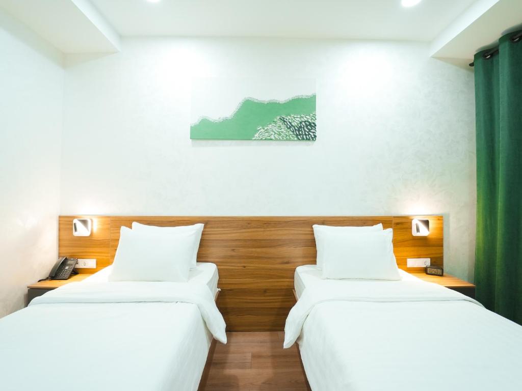 Ένα ή περισσότερα κρεβάτια σε δωμάτιο στο City Tashkent Hotel&Spa Free Airport transport service by Avant