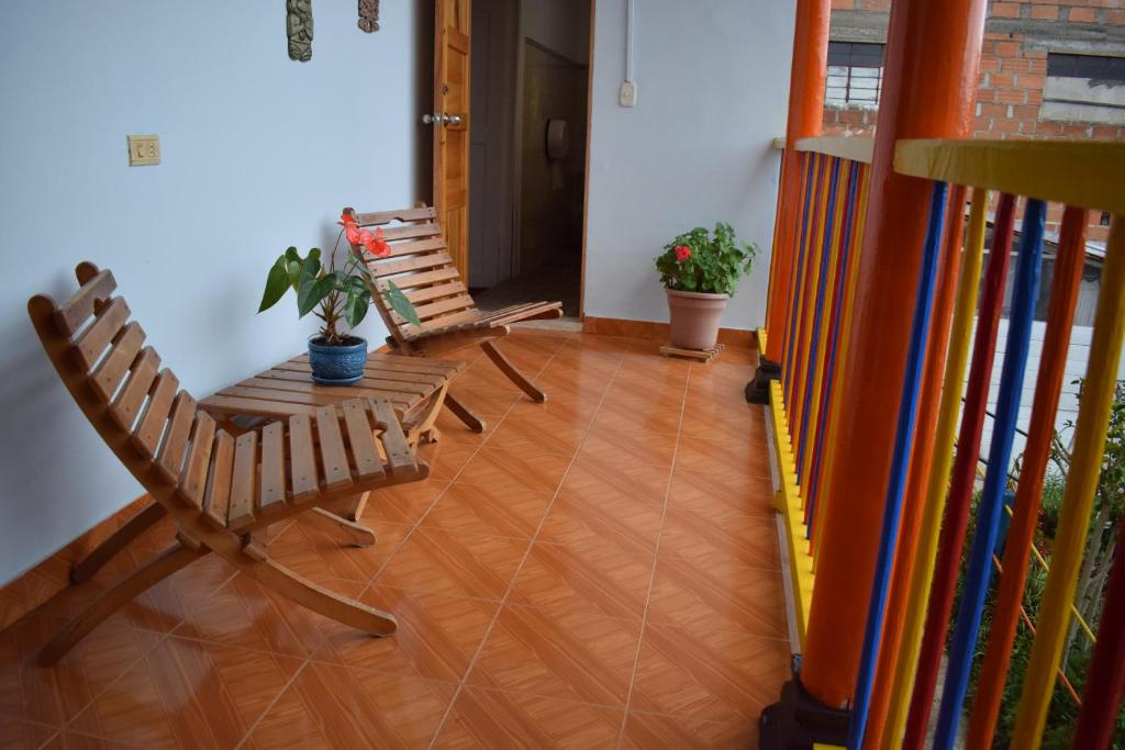 Posezení v ubytování Hotel Casita de Belén
