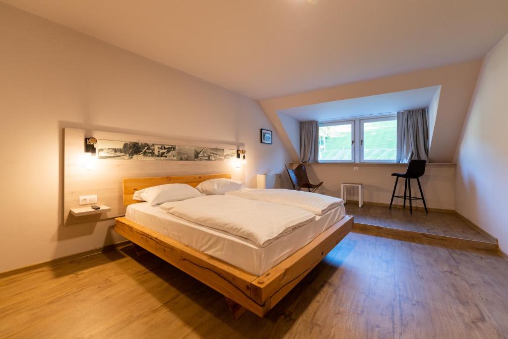 Katil atau katil-katil dalam bilik di Hotel Arena Maribor