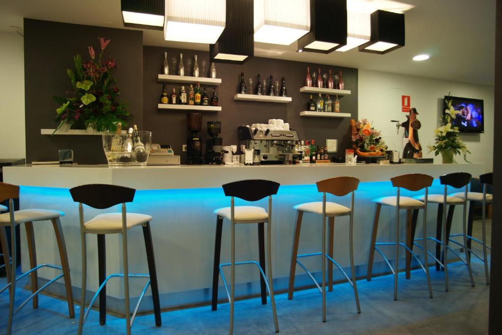 Lounge nebo bar v ubytování Hotel Golden