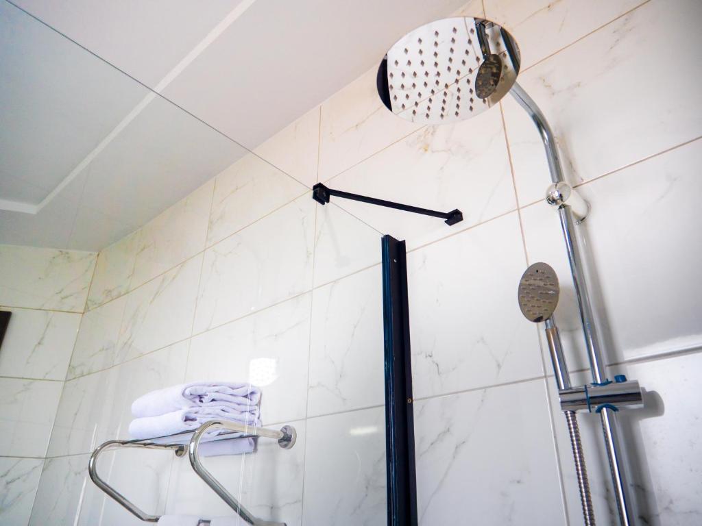 Koupelna v ubytování Hôtel KEMAKA