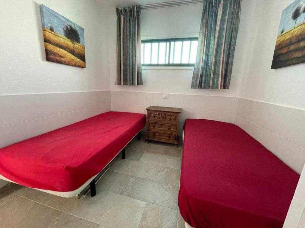 Postel nebo postele na pokoji v ubytování Bonito apartamento cerca la playa