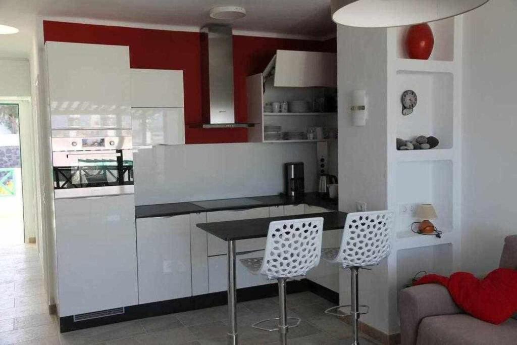 Kuchyň nebo kuchyňský kout v ubytování Bonito apartamento cerca la playa