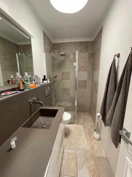 Koupelna v ubytování Bonito apartamento cerca la playa