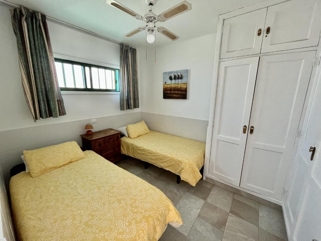 Postel nebo postele na pokoji v ubytování Bonito apartamento cerca la playa
