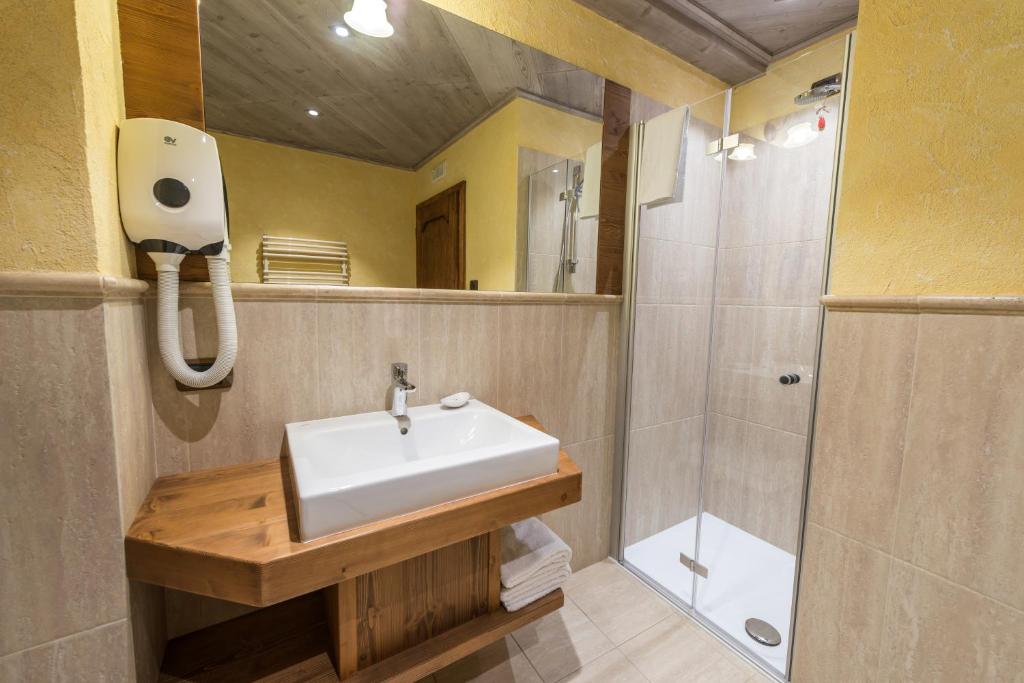 Kúpeľňa v ubytovaní Agritur Casa Fabri