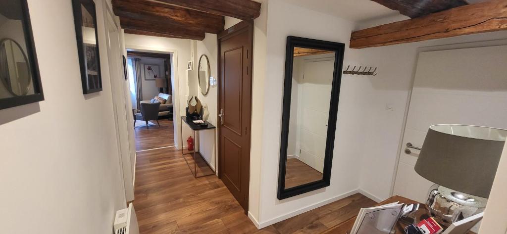 Postel nebo postele na pokoji v ubytování Gîte Du XVe