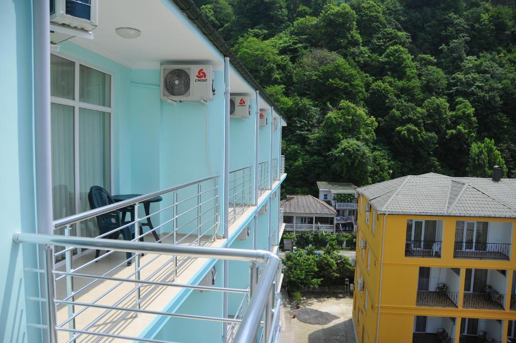 Balkón nebo terasa v ubytování Black Sea Hotel